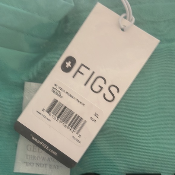 NWT FIGS Yola Skinny XLP Ltd Ed Surgical Green - Picture 3 of 3